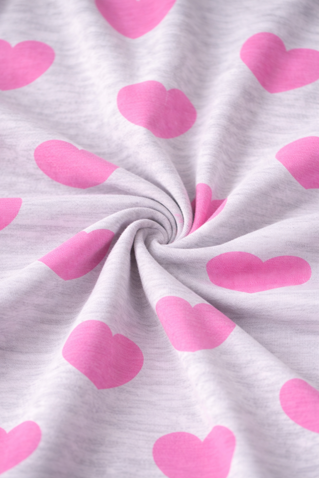 Dámské bavlněné pyžamo Srdíčka – pohodlný set tričko + kraťasy (100% bavlna)